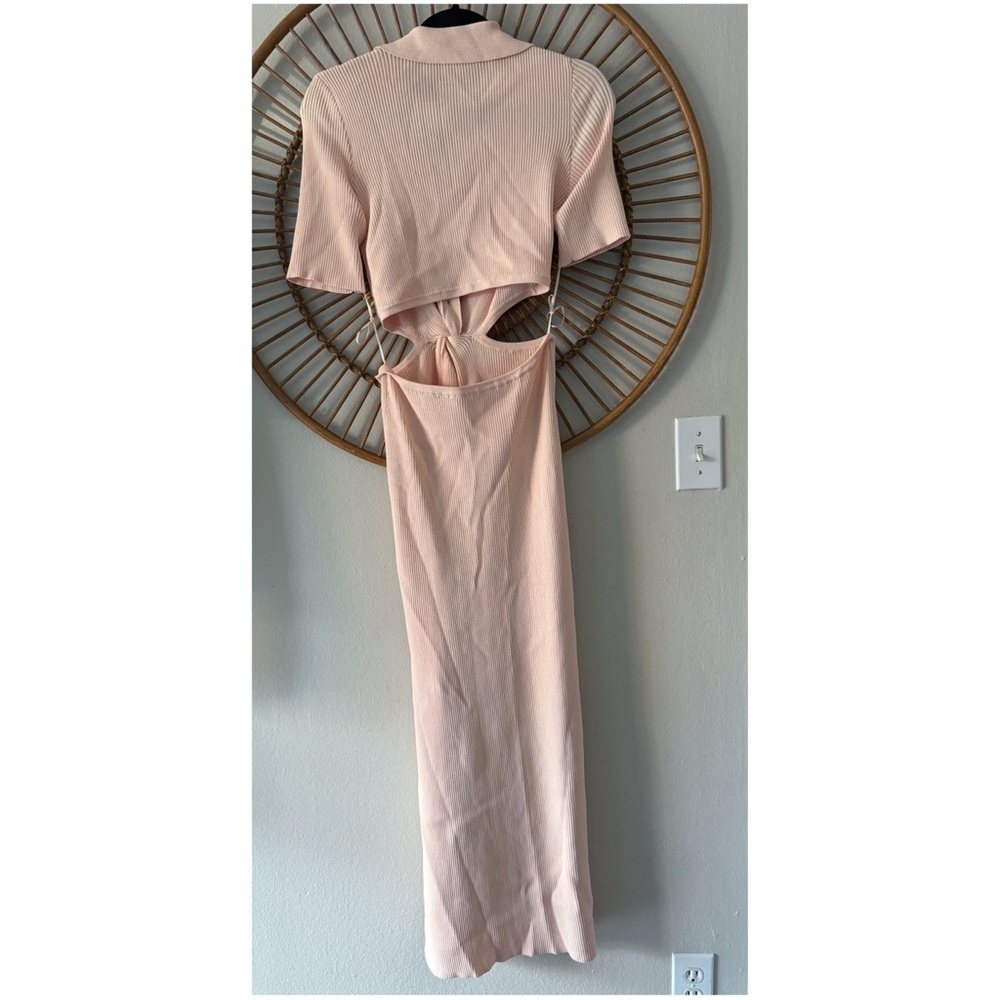Significant Other Delta Knit Dress in Apricot size 6 - Picture 4 of 11
